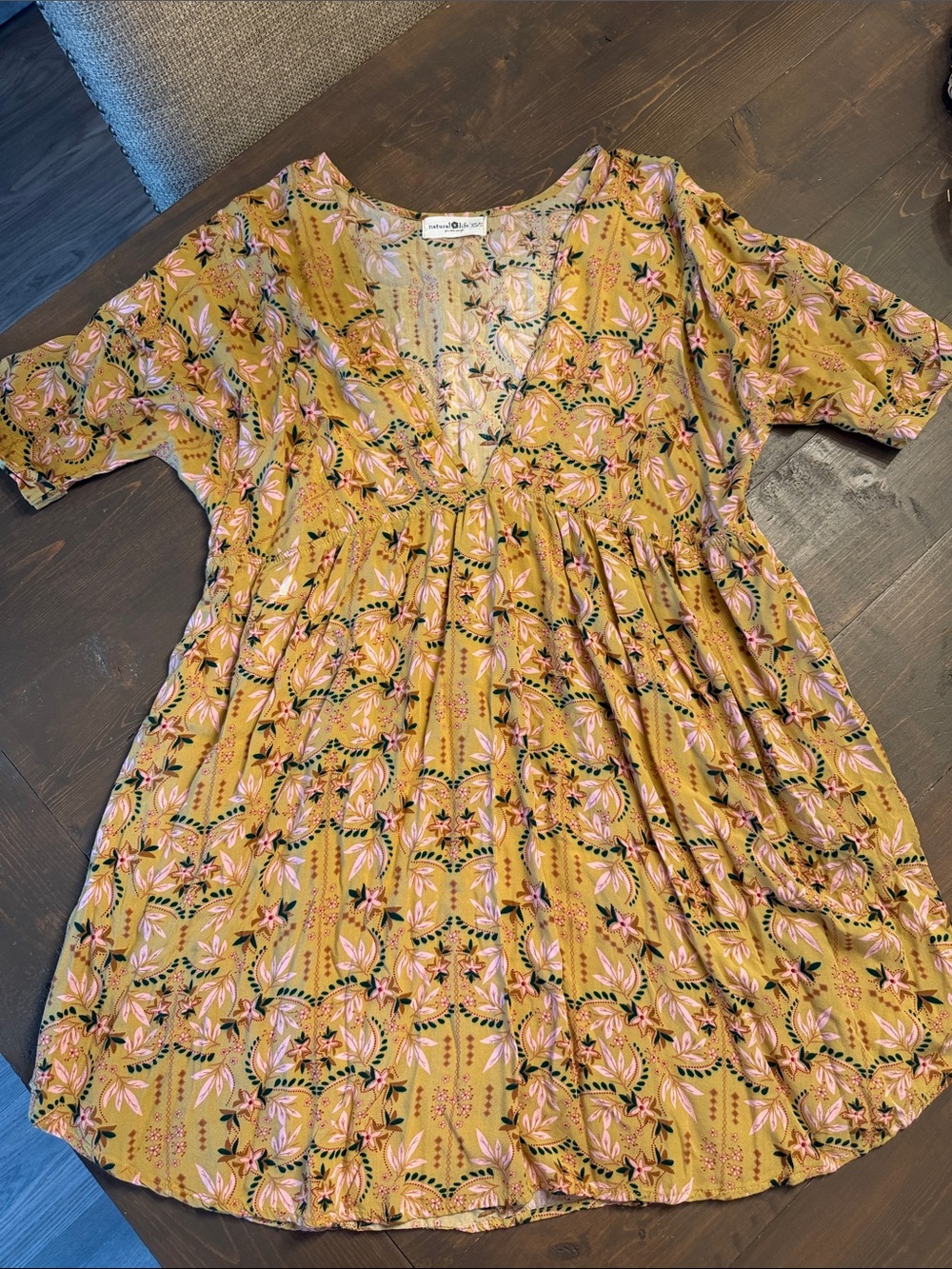 Natural Life Flowy Boho Dress Size XS/S EUC
